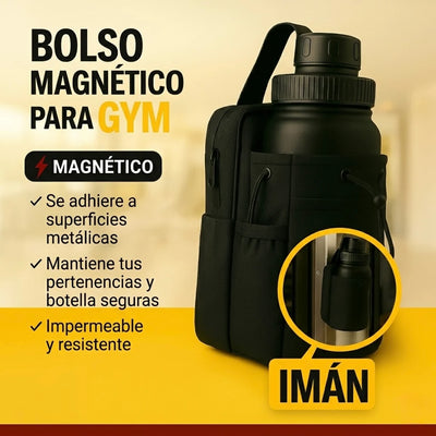 Bolso Magnético Para Gym - El Bolso que se pega a tu rutina. 🏋️‍♀️